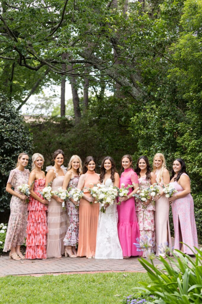 Bridesmaids at The Grove Houston wedding.