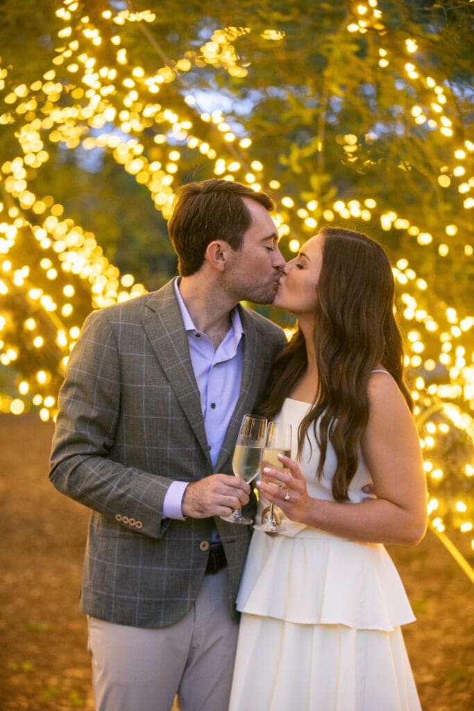 Engagement under the Houstonian Tree