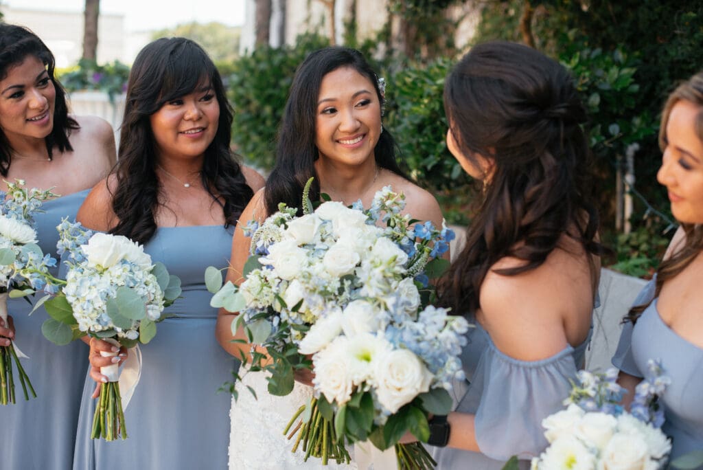 spring-summer-blue-white-wedding-blue-bridesmaids-dresses-AVP-ashleys-visions-productions-houston-wedding-planner