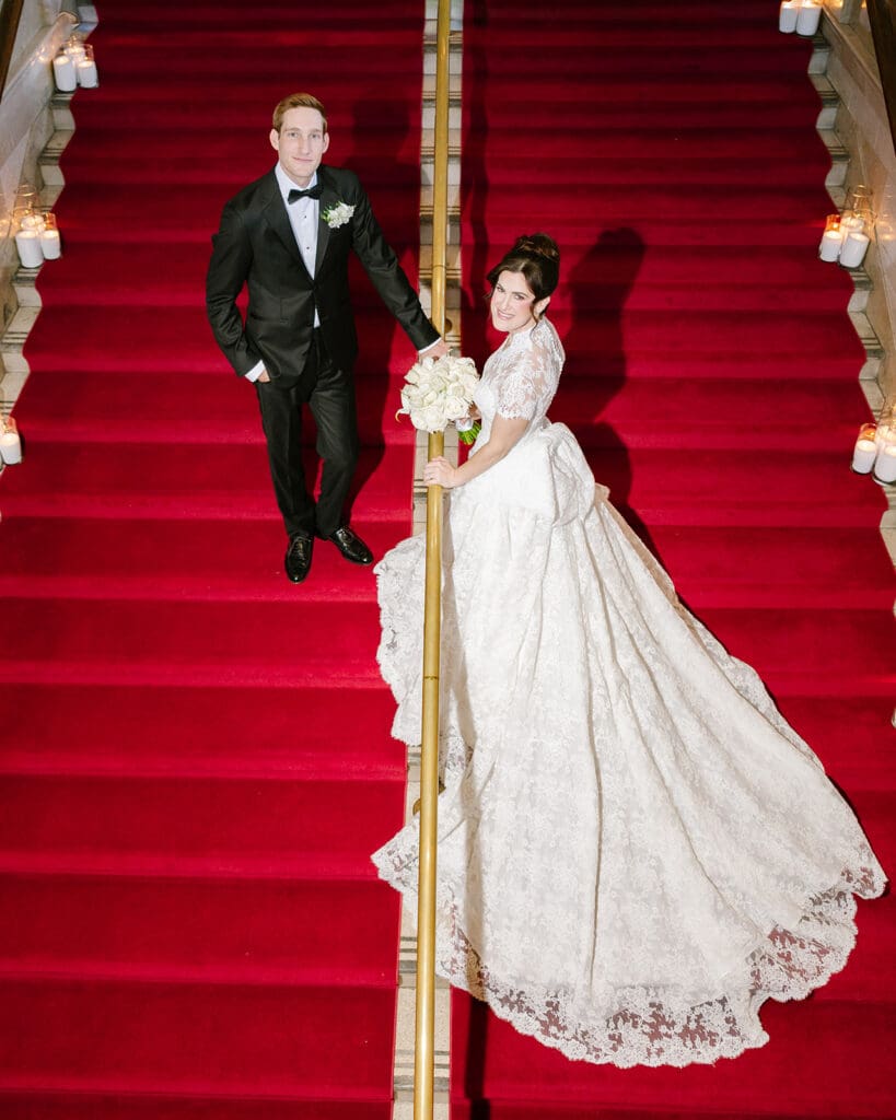 red-carpet-Corinthian-Houston-wedding-couple-photos