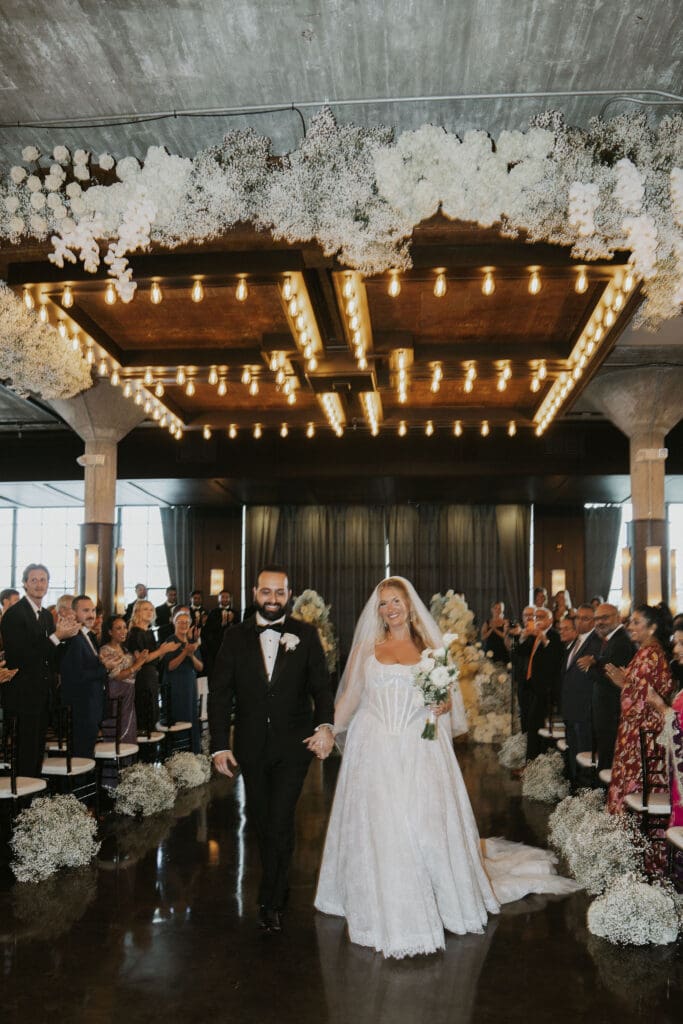 Astorian-wedding-black-and-white-wedding-all-white-florals-indian-fusion-wedding-modern-all-white-floral-ceiling-install-astorian