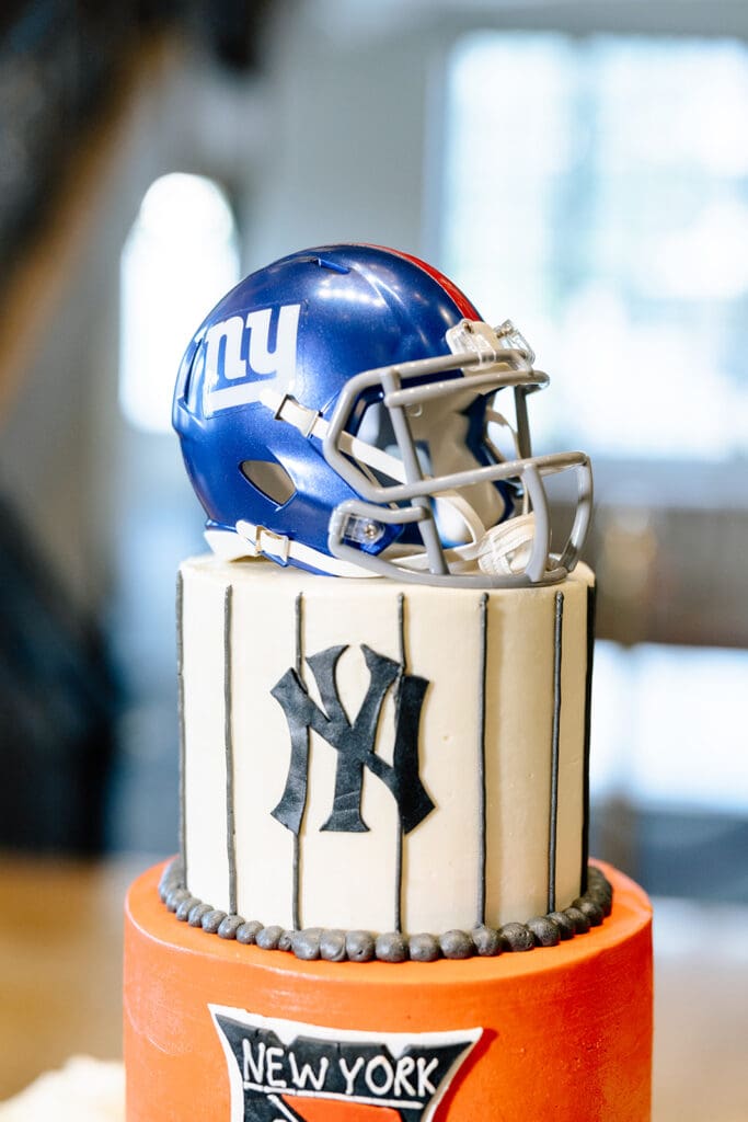 Corinthian-Houston-black-white-wedding-custom-grooms-cake-new-york-sports 